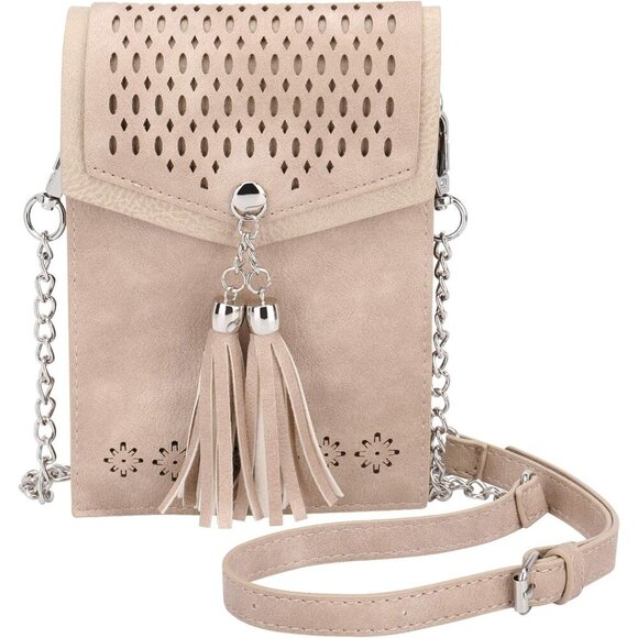 Handbags - Elegant Tassel Crossbody Bag for Women - Compact Lightweight Design